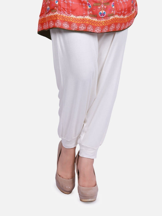 Edenrobe - Women's White Trouser - ELBHP18-010
