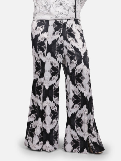 Edenrobe - Women's Black & White Trouser - ELBP18-76150