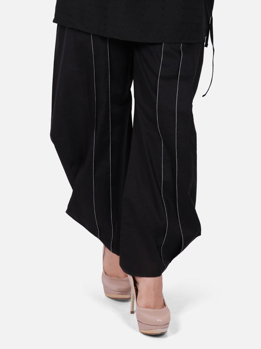 Edenrobe - Women's Black Trouser - ELBP18-76161
