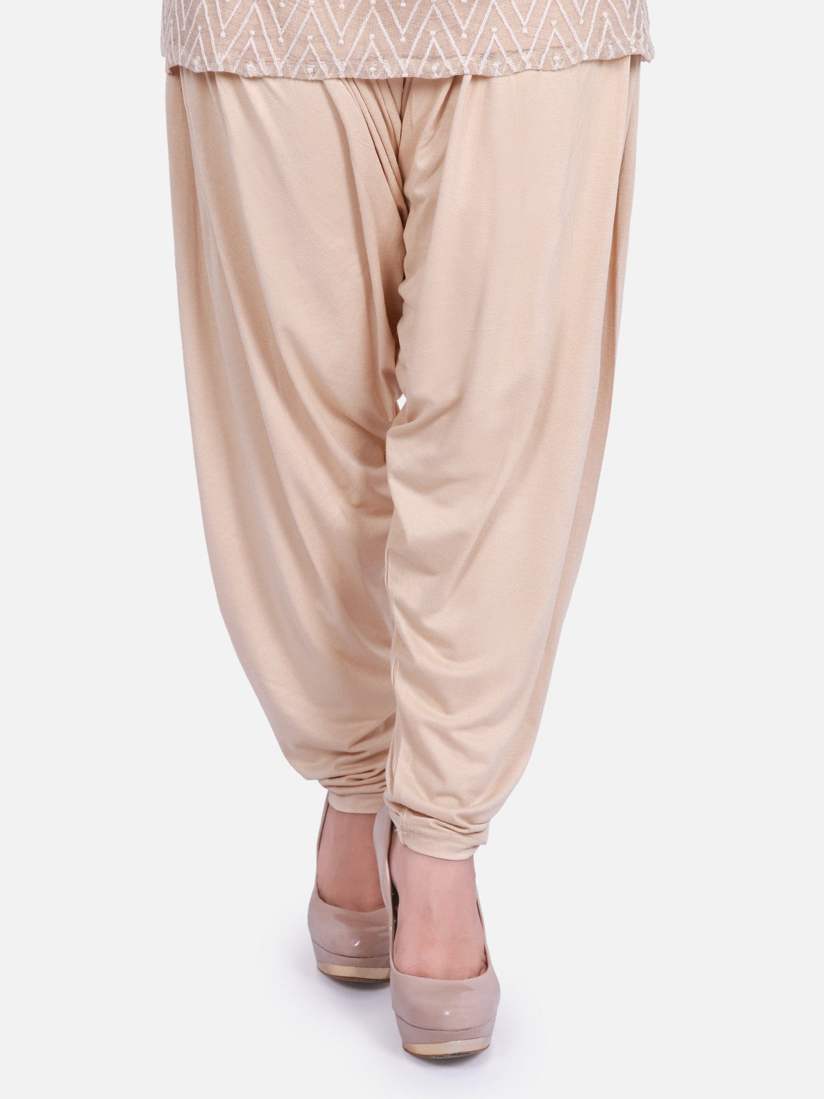 Edenrobe - Women's Beige Trouser - ELBPP18-001