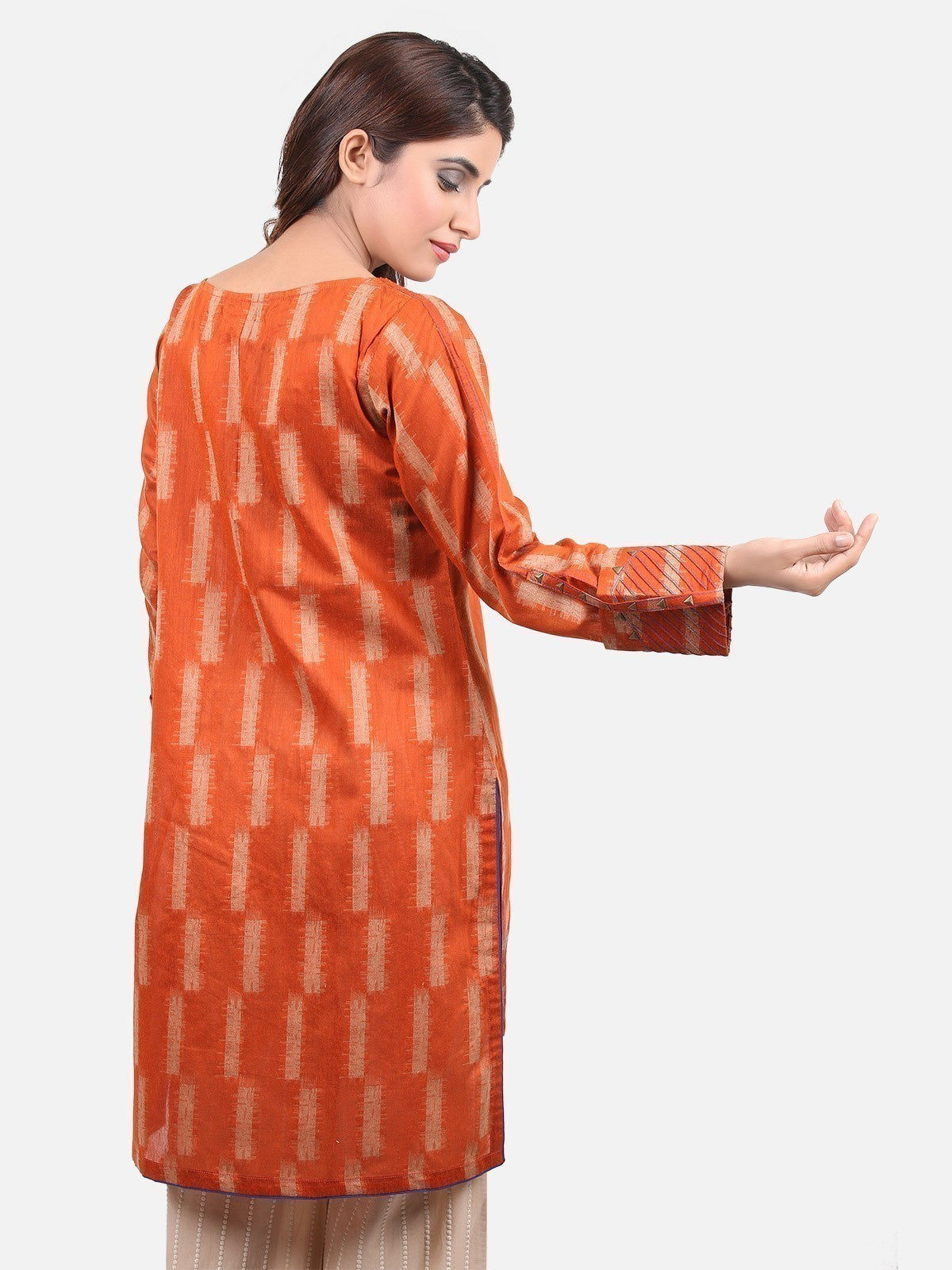 Edenrobe - Pret 1Pc Printed Jacquard Shirt - ELTK18-66527