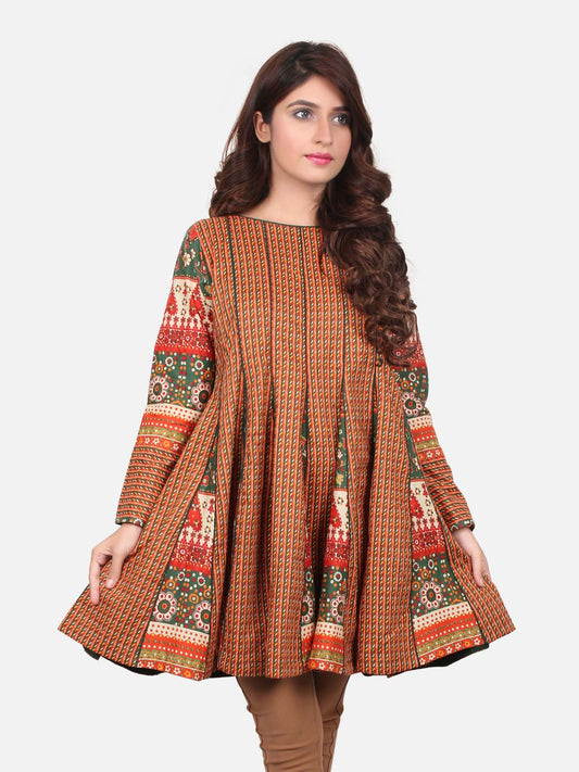 Edenrobe - Pret 1Pc Printed Multi Shirt - ELTKP18-66382