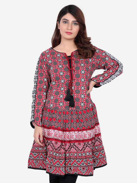 Edenrobe - Pret 1Pc Printed Lawn Shirt - ELTKP18-66469