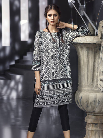 Edenrobe - Pret 1Pc Printed White Shirt - ELTKP18-66557