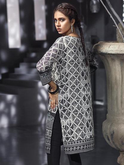 Edenrobe - Pret 1Pc Printed White Shirt - ELTKP18-66557