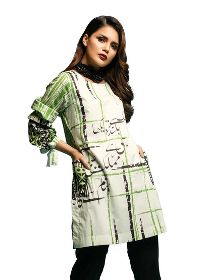 Edenrobe - Pret 1Pc Printed Jacquard Shirt - ELTKP18-66621