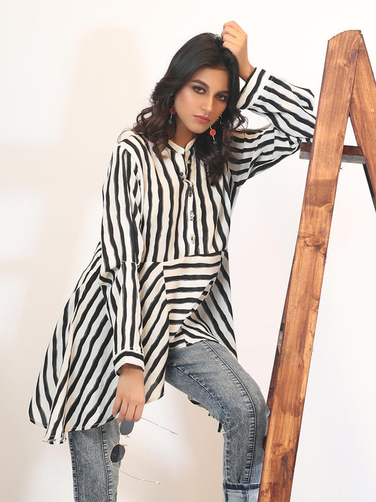 Edenrobe - Pret 1Pc Printed Cotton Shirt - ELTKP18-66639