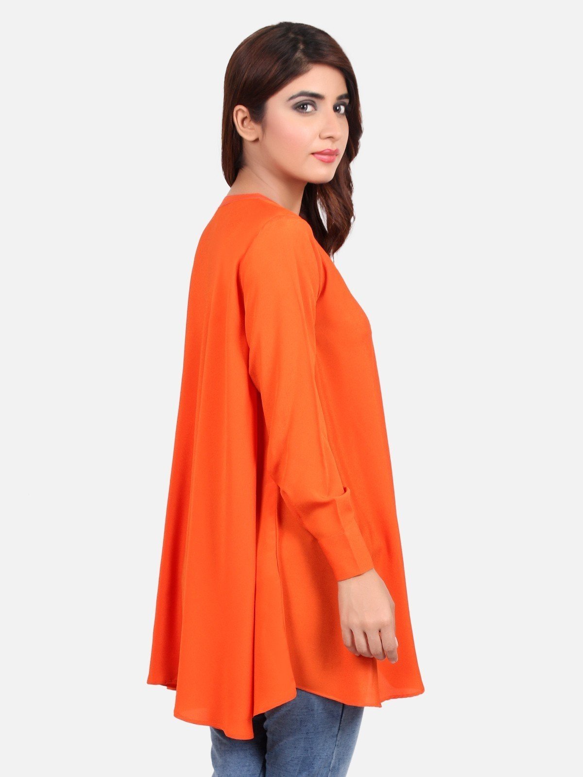 Edenrobe - Women's Orange Western Top - ELTW18-66515