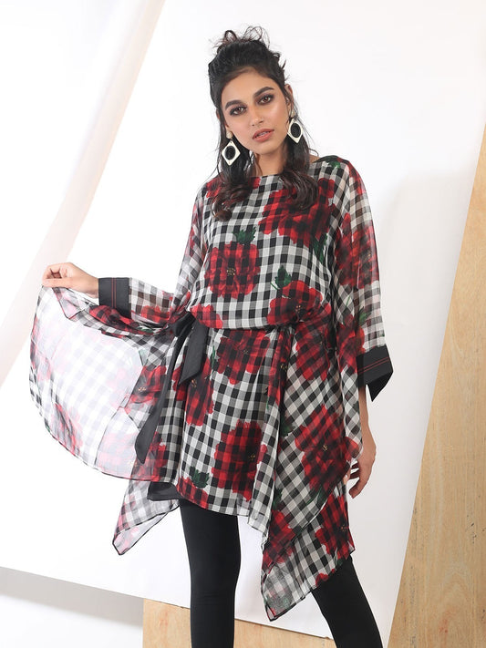 Edenrobe - Women's Black Western Top - ELTW18-66632