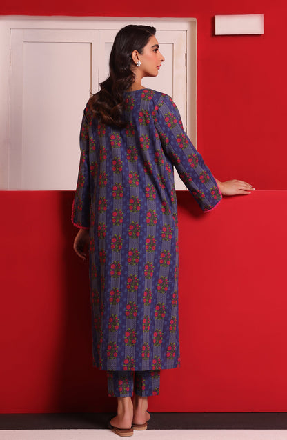 Orient - Stitched 2 Piece Printed Khaddar Shirt and Khaddar Pant