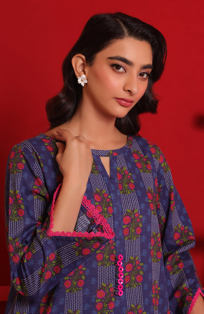Orient - Stitched 2 Piece Printed Khaddar Shirt and Khaddar Pant
