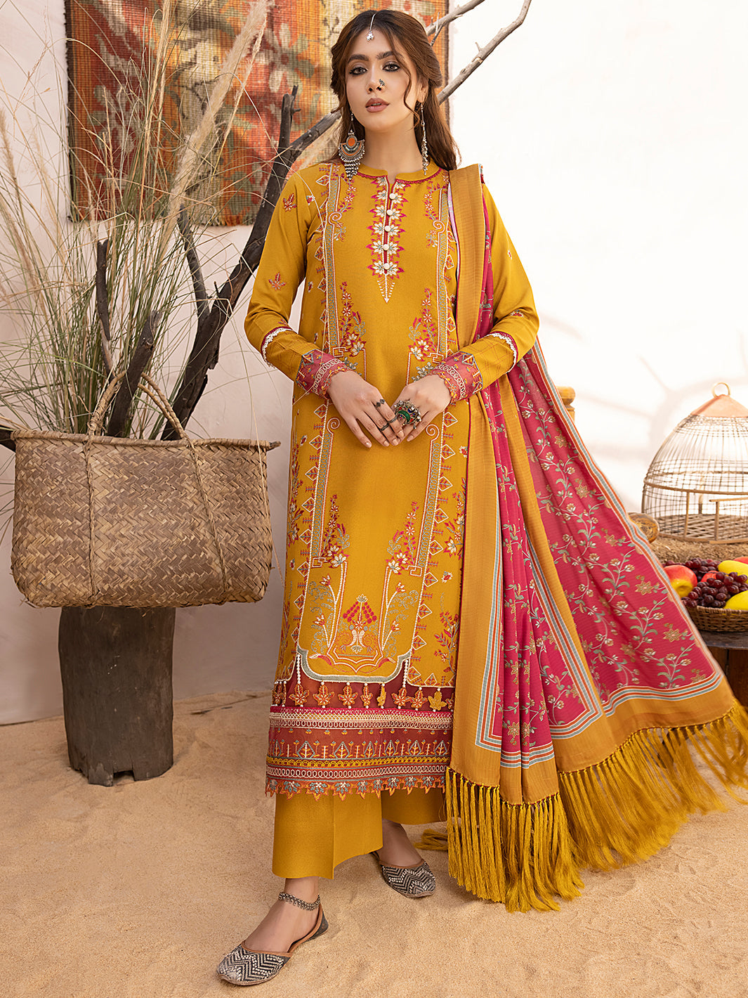 Binilyas - 1902 - B | 3 PC KARANDI UNSTITCH