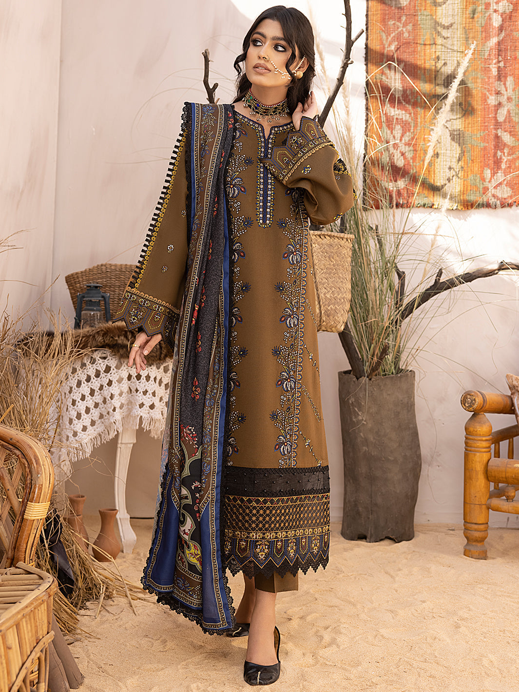 Binilyas - 1903 - B | 3 PC KARANDI UNSTITCH