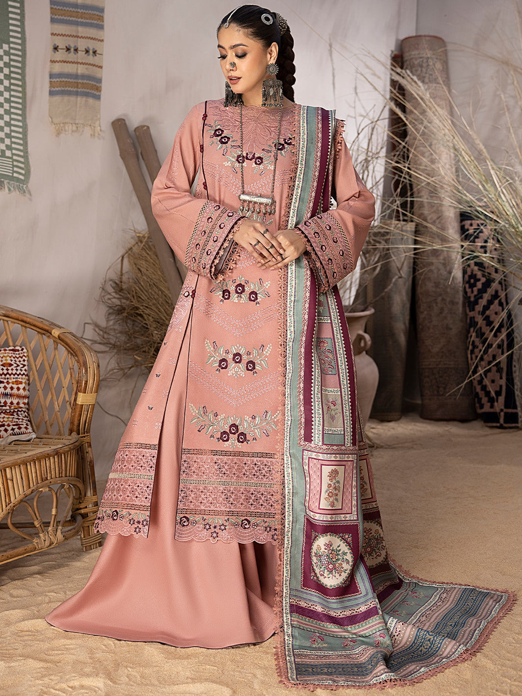 Binilyas - 1904 - A | 3 PC KARANDI UNSTITCH