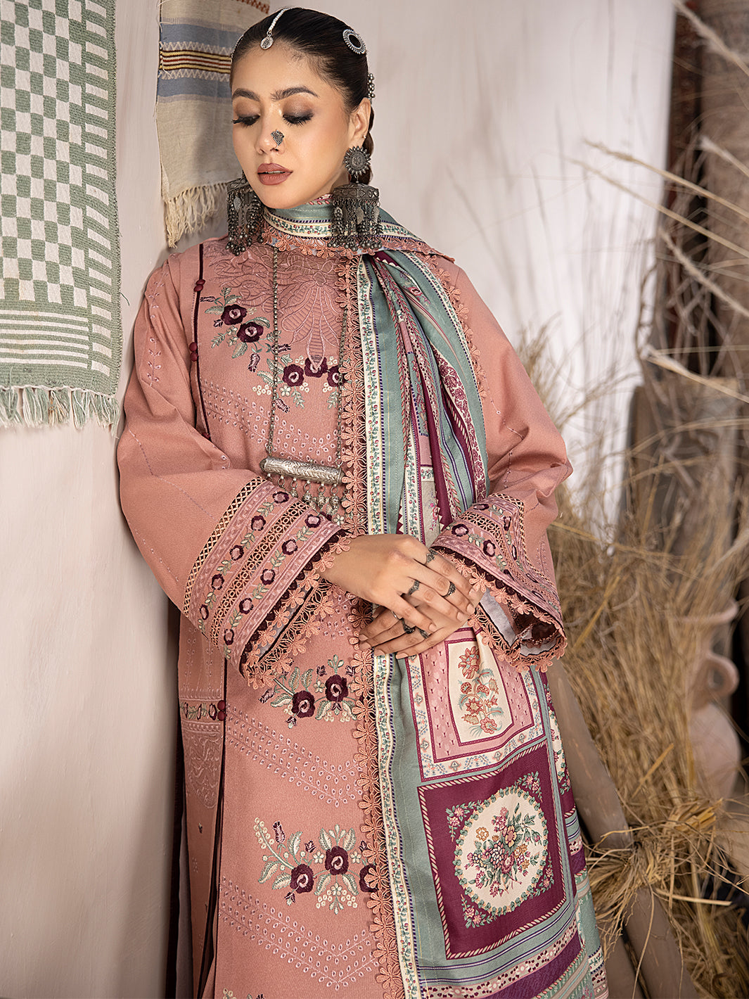 Binilyas - 1904 - A | 3 PC KARANDI UNSTITCH