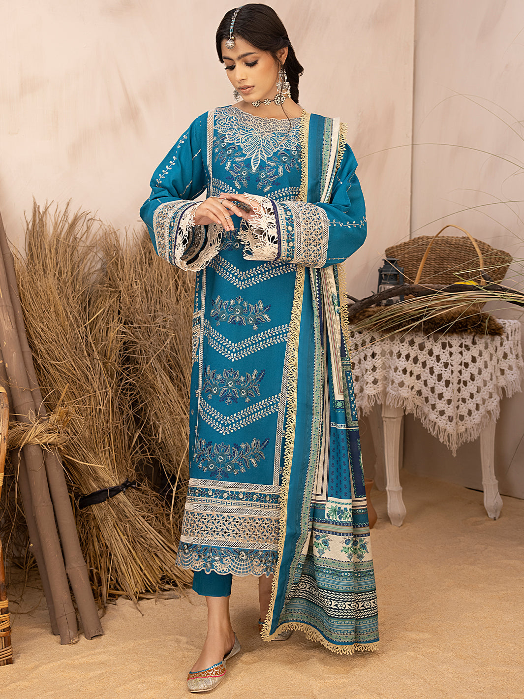 Binilyas - 1904 - B | 3 PC KARANDI UNSTITCH