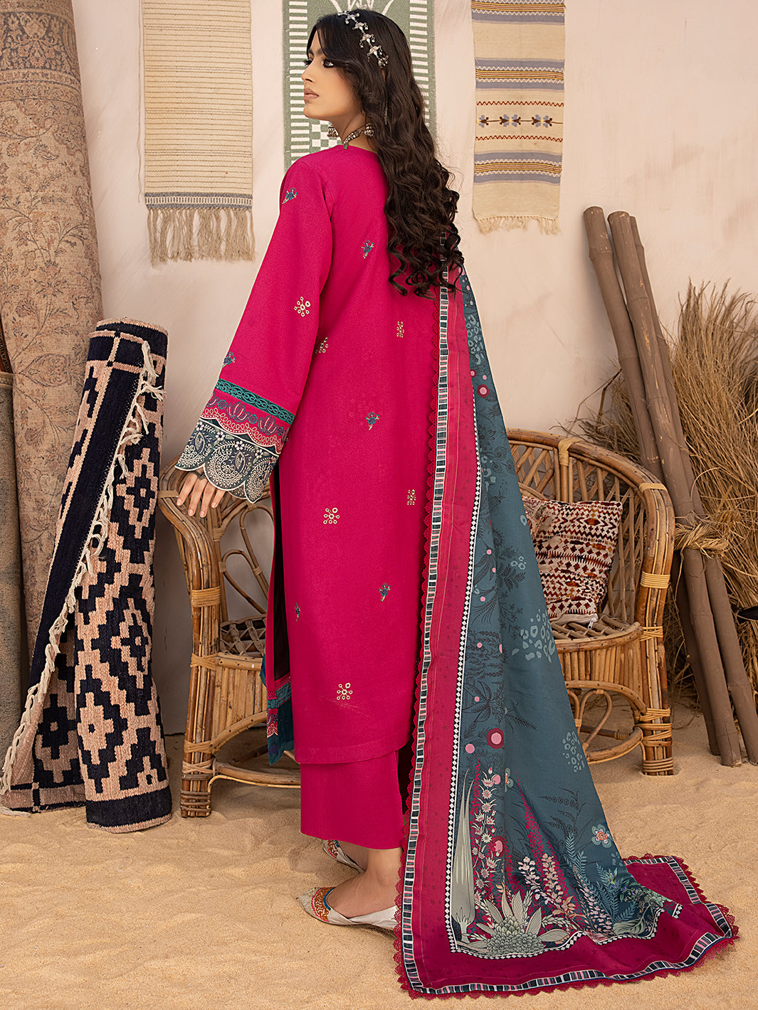 Binilyas - 1906 - A | 3 PC KARANDI UNSTITCH