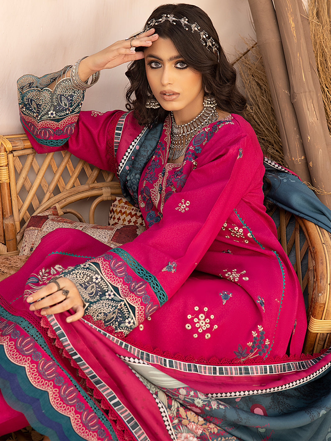 Binilyas - 1906 - A | 3 PC KARANDI UNSTITCH