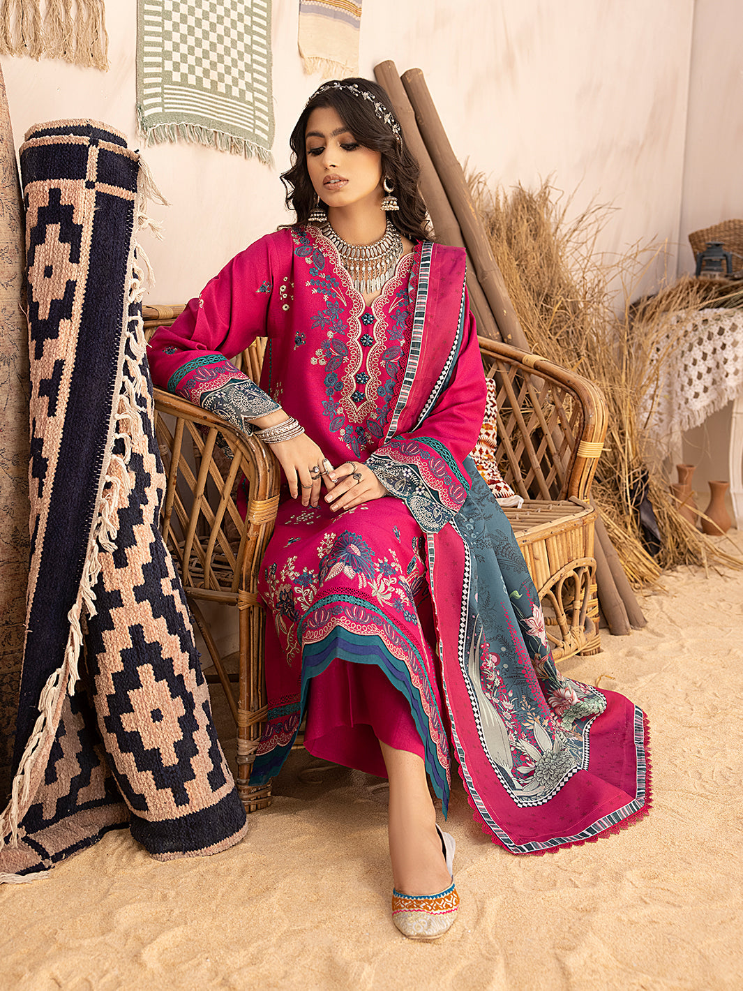 Binilyas - 1906 - A | 3 PC KARANDI UNSTITCH