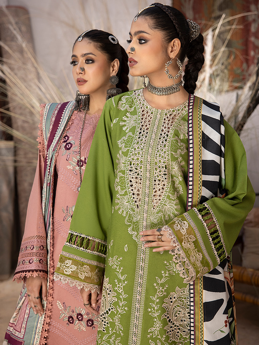 Binilyas - 1907 - B | 3 PC KARANDI UNSTITCH