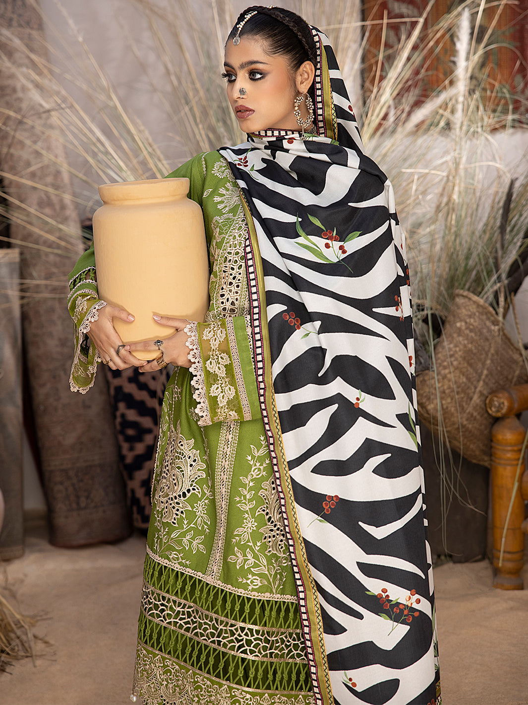 Binilyas - 1907 - B | 3 PC KARANDI UNSTITCH