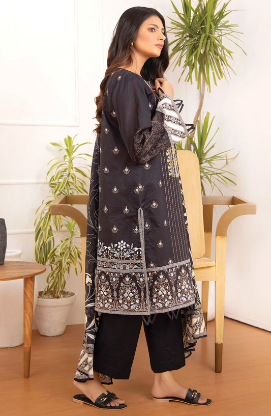 Orient - Unstitched 3 Piece Embroidered Lawn Suit