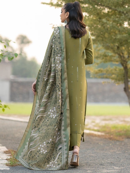 Binilyas - 1911 - B | 3 PC Khaddar Unstitched