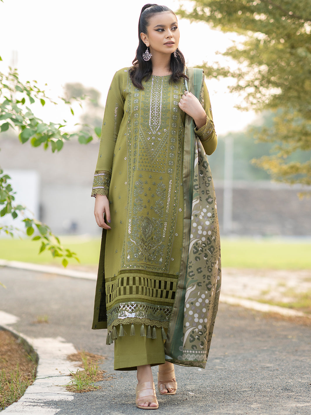 Binilyas - 1911 - B | 3 PC Khaddar Unstitched