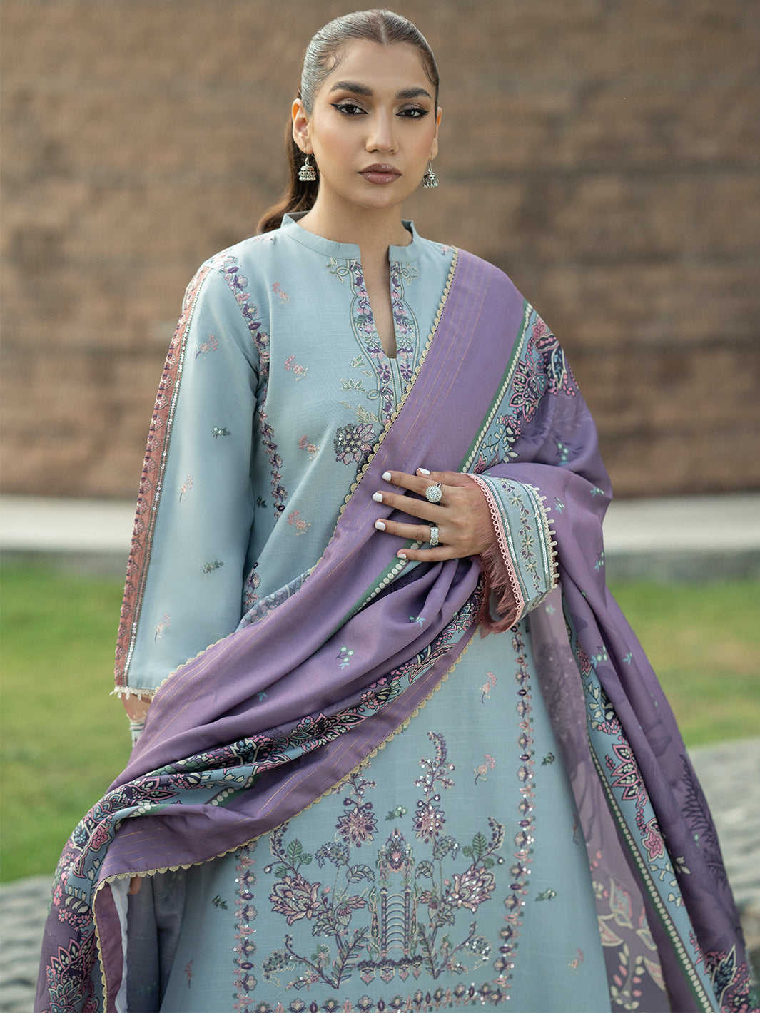 Binilyas - 1912 - B | 3 PC Khaddar Unstitched