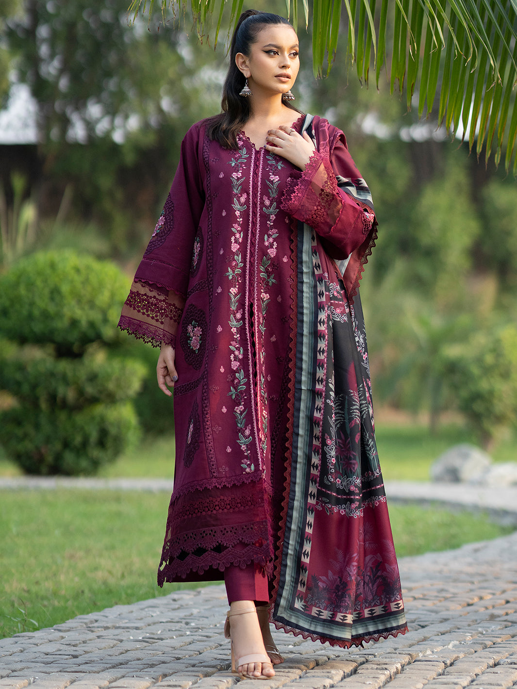 Binilyas - 1914 - A | 3 PC Khaddar Unstitched