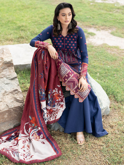 Binilyas - 1915 - A | 3 PC Khaddar Unstitched