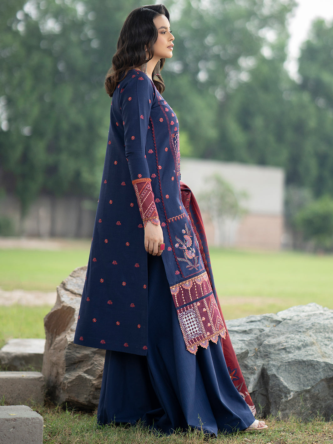 Binilyas - 1915 - A | 3 PC Khaddar Unstitched