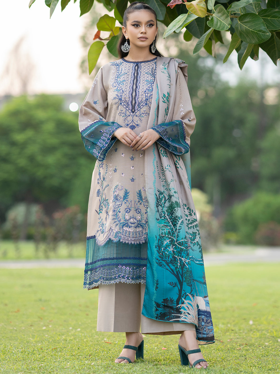 Binilyas - 1916 - B | 3 PC Khaddar Unstitched