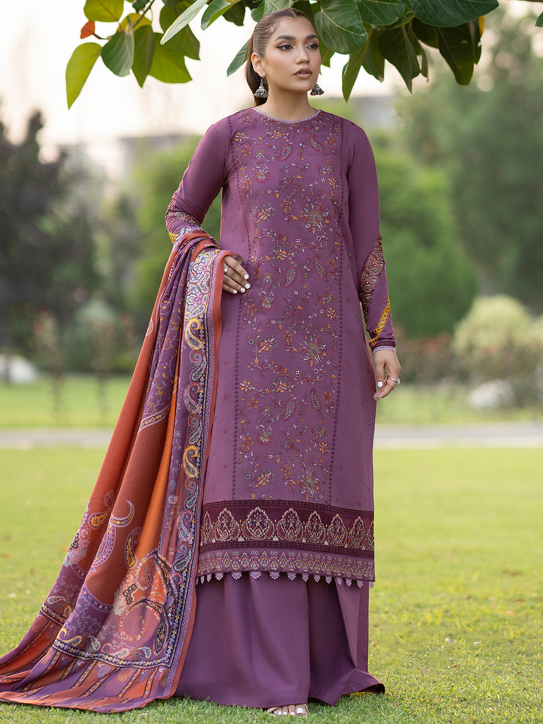 Binilyas - 1917 - B | 3 PC Khaddar Unstitched