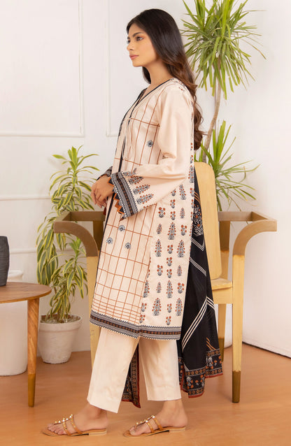 Orient - Unstitched 3 Piece Embroidered Lawn Suit