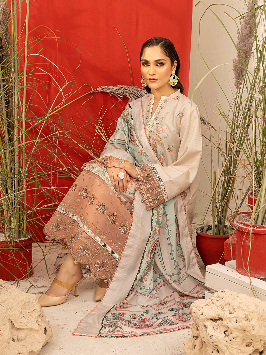 Binilyas - 1934 - B | 3 Piece Unstitched