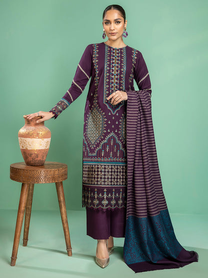 Binilyas - 1942 - A | 3 PC Khaddar Unstitch