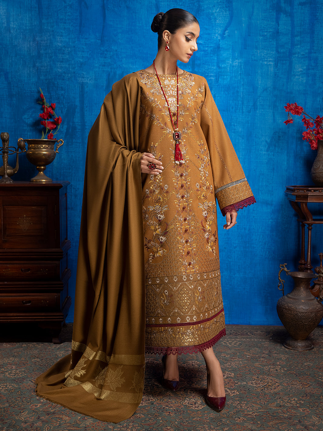 Binilyas - 1943 - B | 3 PC Khaddar Unstitch