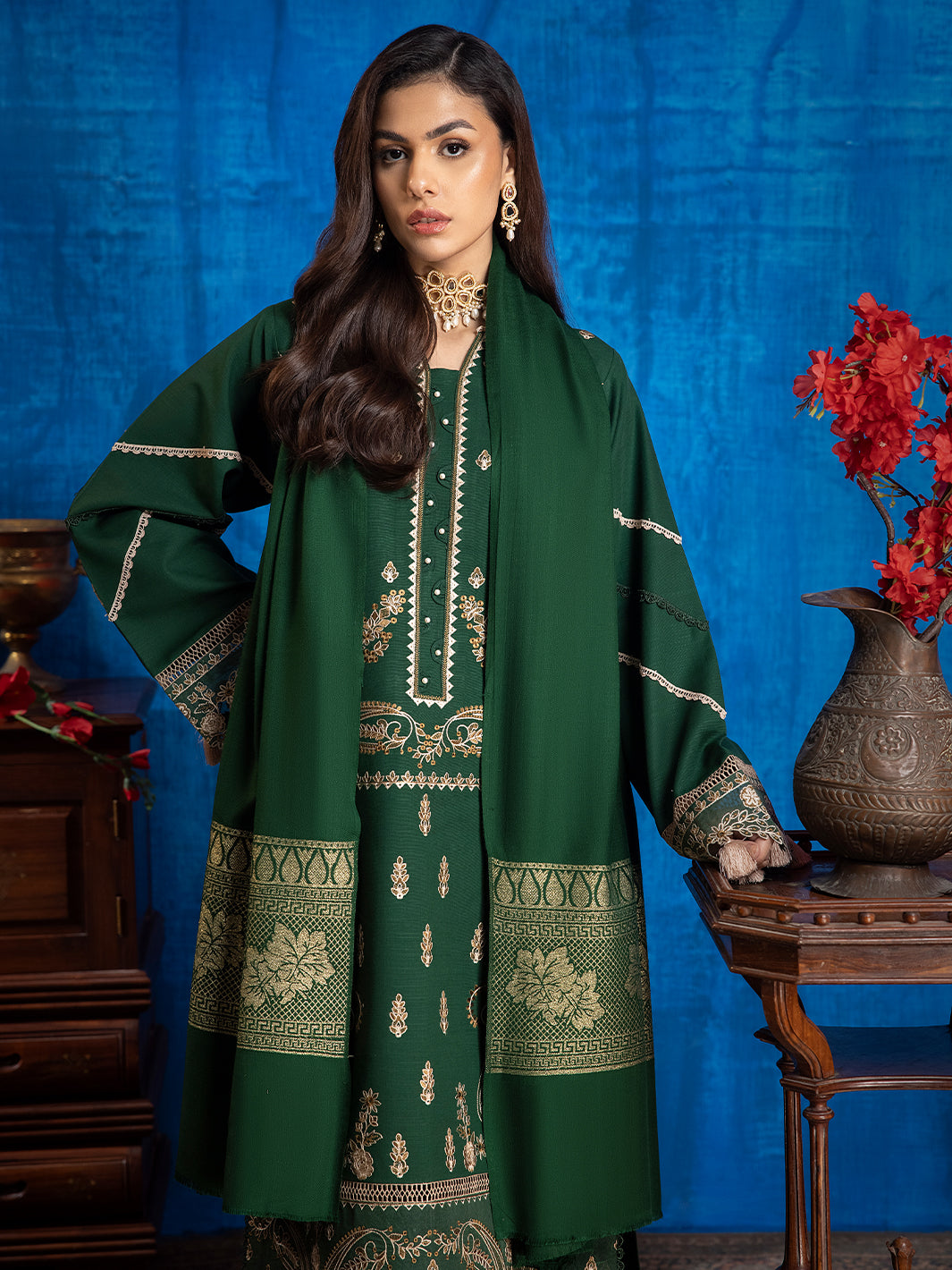 Binilyas - 1944 - A | 3 PC Khaddar Unstitch