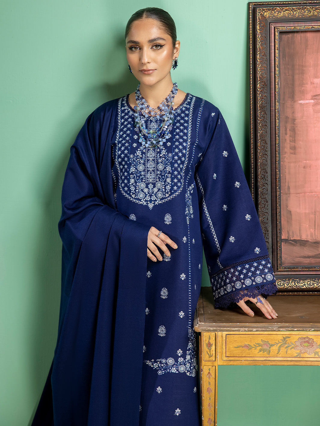 Binilyas - 1945 - A | 3 PC Khaddar Unstitch