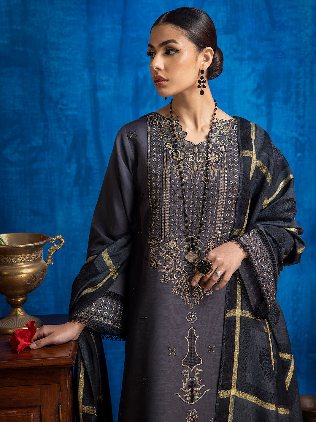 Binilyas - 1946 - A | 3 PC Khaddar Unstitch