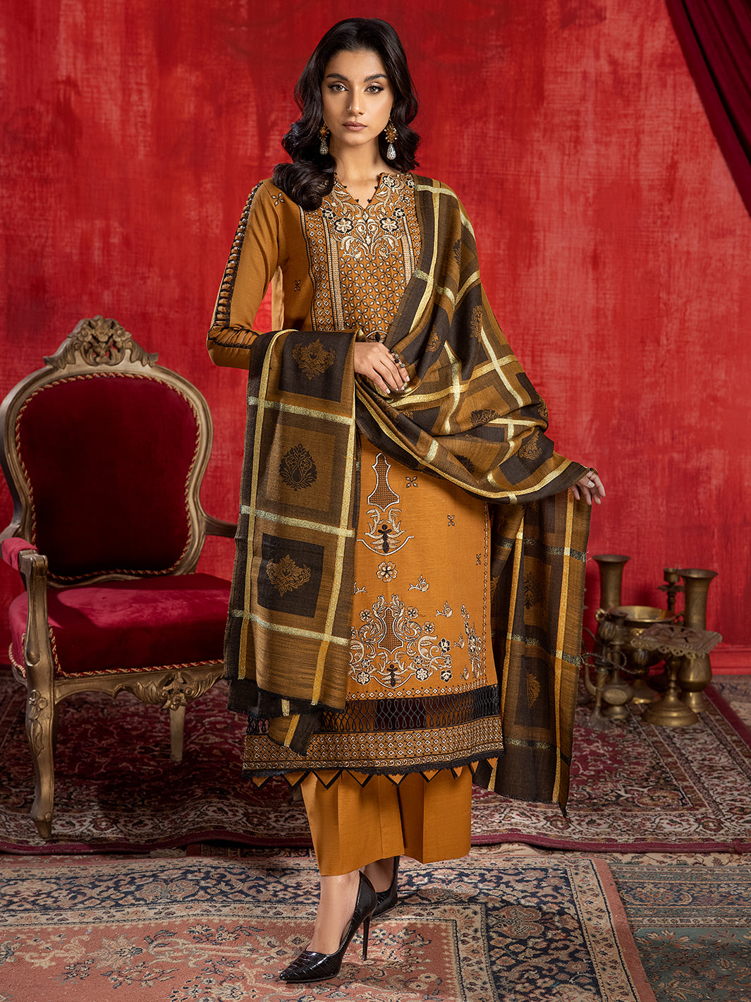 Binilyas - 1946 - B | 3 PC Khaddar Unstitch