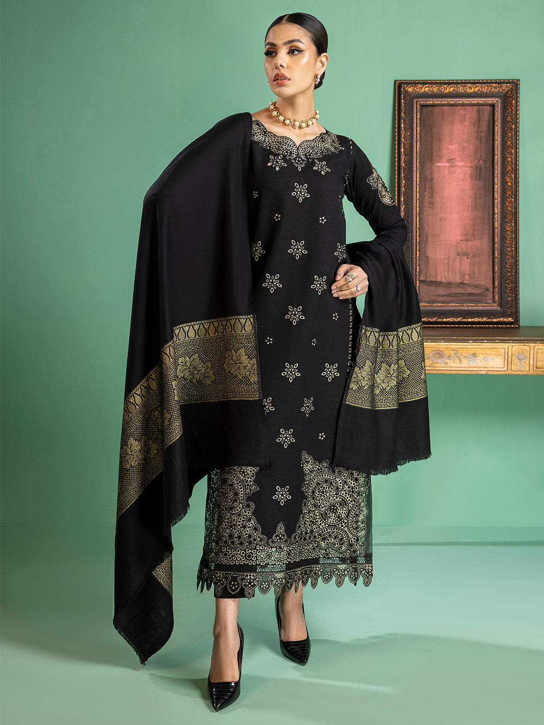 Binilyas - 1951 - A | 3 PC Khaddar Unstitch