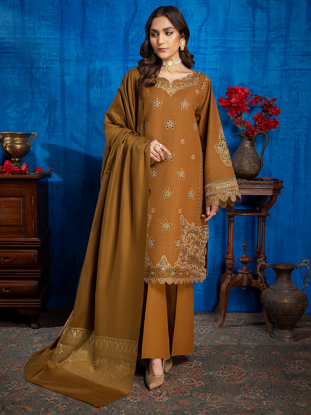 Binilyas - 1951 - B | 3 PC Khaddar Unstitch