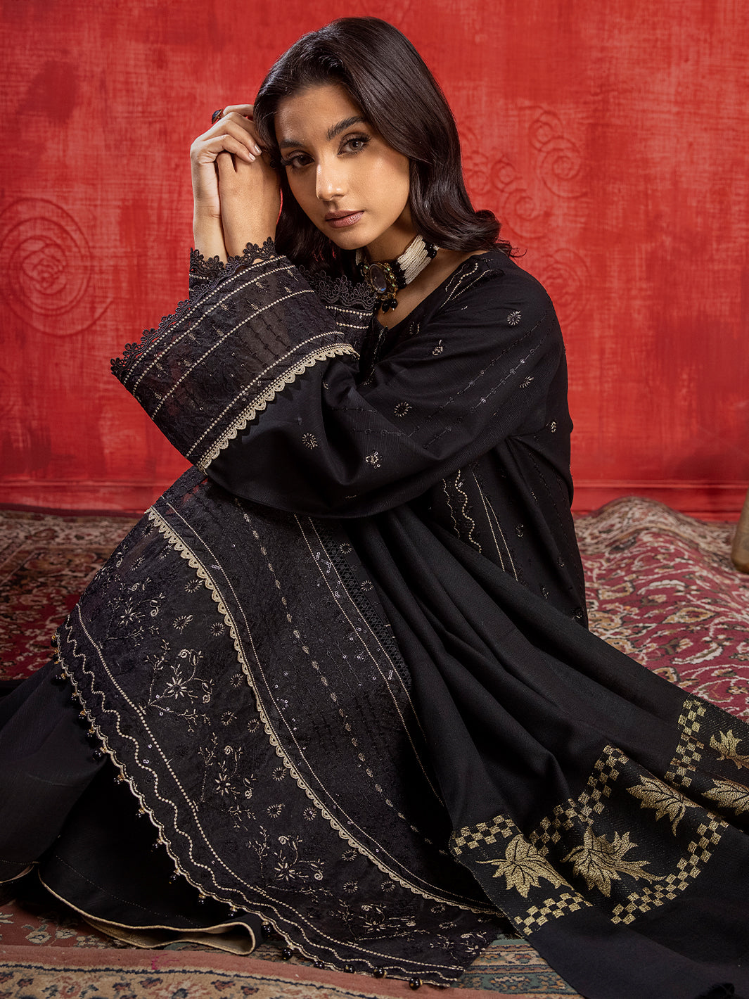 Binilyas - 1952 - B | 3 PC Khaddar Unstitch