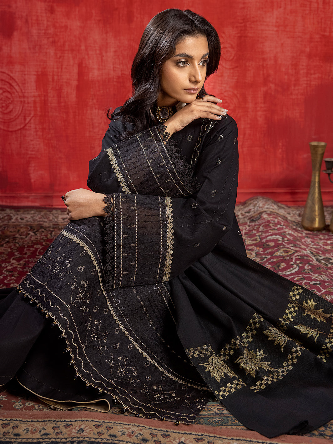 Binilyas - 1952 - B | 3 PC Khaddar Unstitch