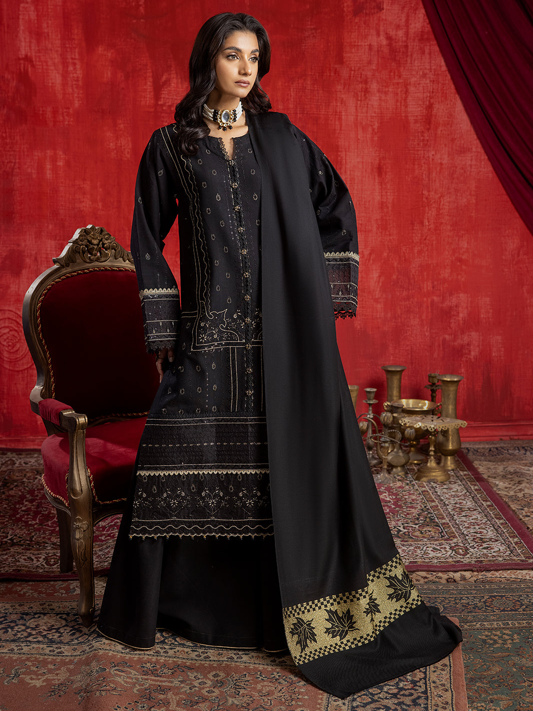 Binilyas - 1952 - B | 3 PC Khaddar Unstitch