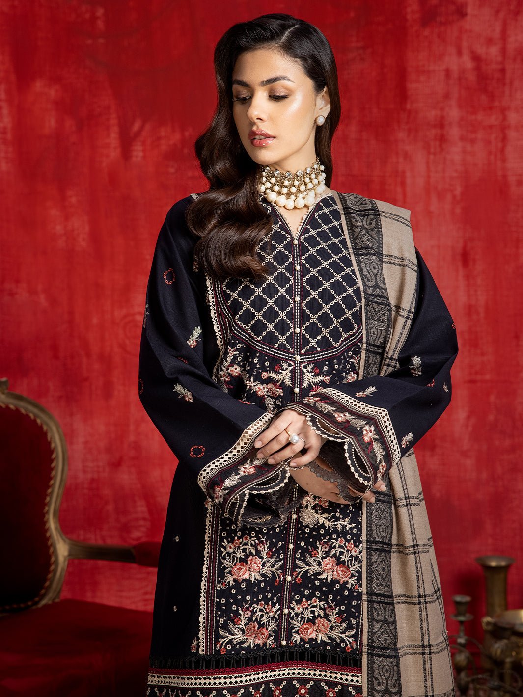 Binilyas - 1953 - A | 3 PC Khaddar Unstitch