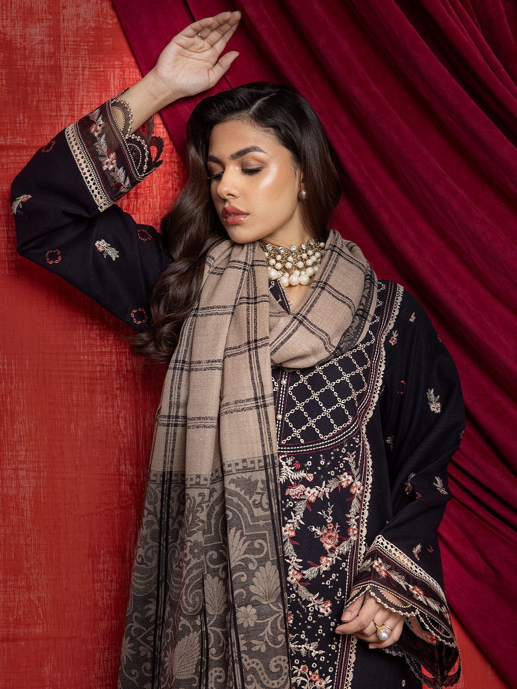 Binilyas - 1953 - A | 3 PC Khaddar Unstitch