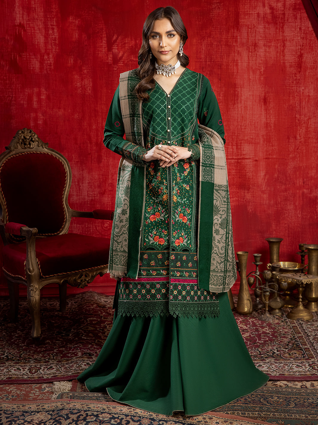 Binilyas - 1953 - B | 3 PC Khaddar Unstitch